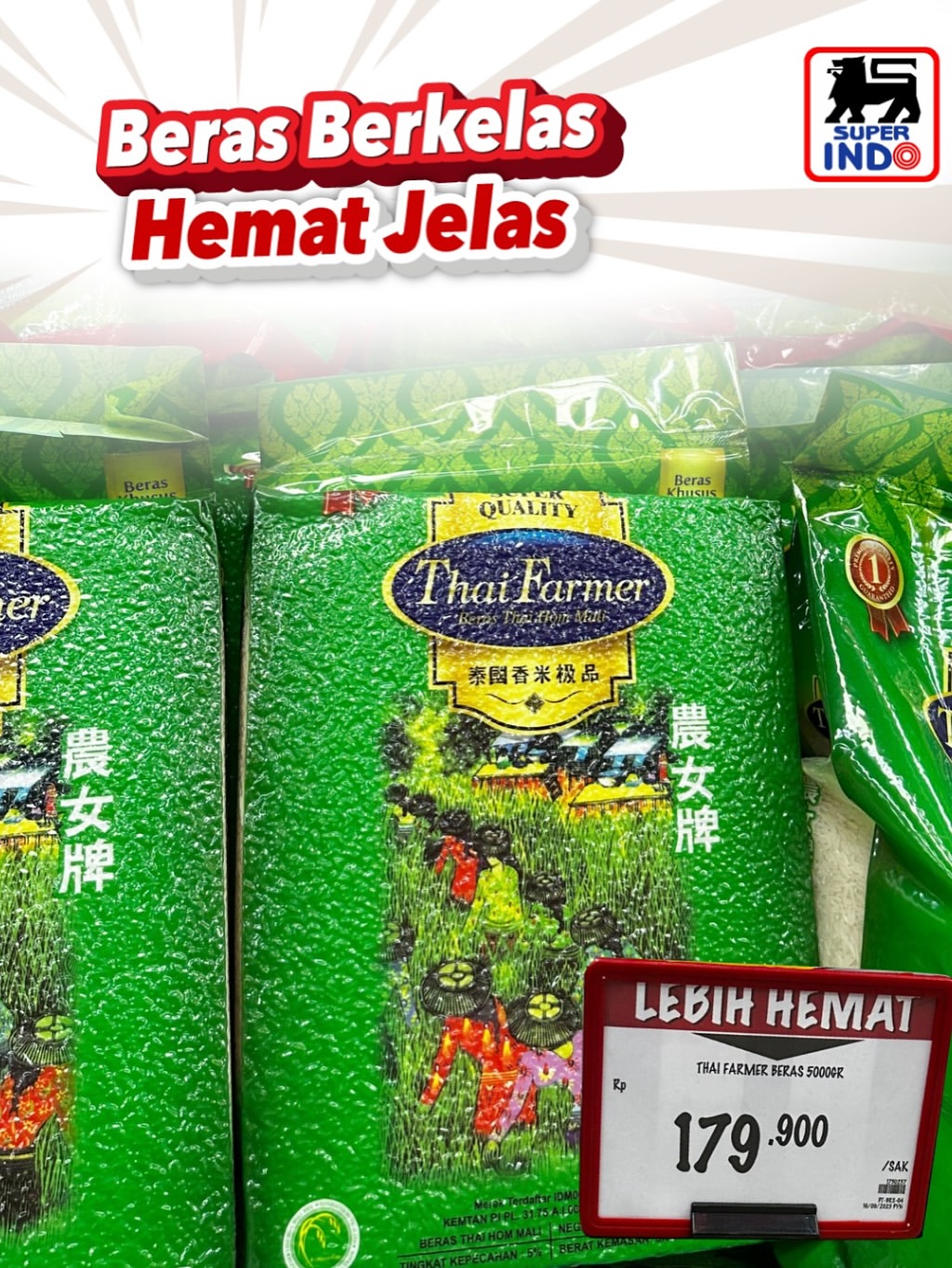 Beras Thailand Superindo. (ig superindo)